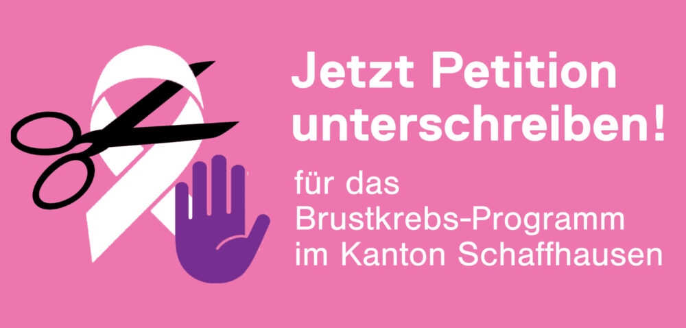 Jetzt Brustkrebs-Petition unterschreiben!